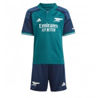Camiseta Arsenal Ben White #4 Tercera Equipación Replica 2023-24 para niños mangas cortas (+ Pantalones cortos)